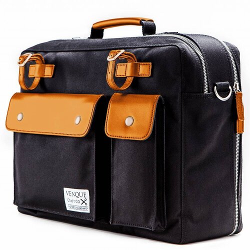 Venque Venque Milano Laptoptas Zwart