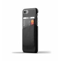 Mujjo Wallet Leren Hoesje voor iPhone 7 Zwart
