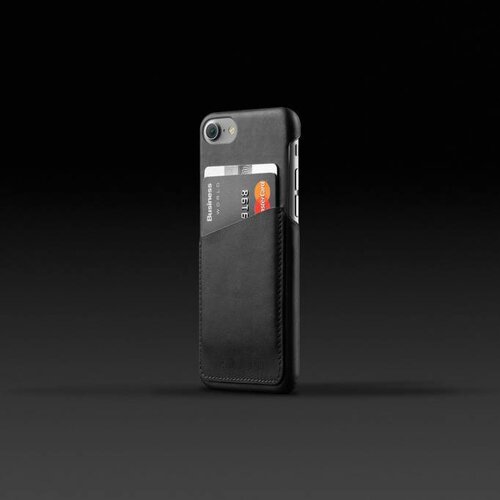 Mujjo Mujjo Wallet Leren Hoesje voor iPhone 7 Zwart