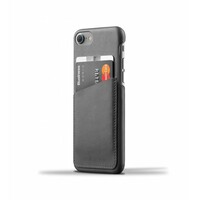 Mujjo Wallet Leren Hoesje voor iPhone 7 Grijs