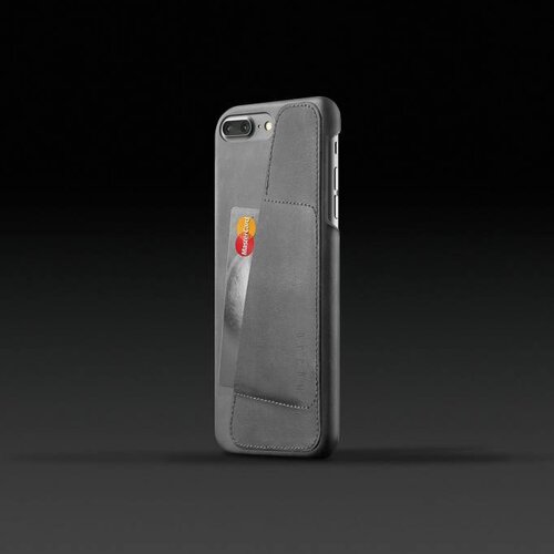 Mujjo Mujjo Wallet Leren Hoesje voor iPhone 7 Plus Grijs