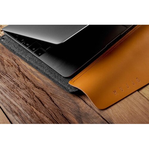 Mujjo Mujjo 12" MacBook Sleeve Bruin