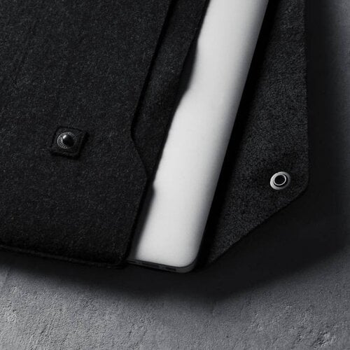 Mujjo Mujjo 13" MacBook Pro & Air Sleeve Zwart Mujjo Mujjo 13" MacBook Pro & Air Sleeve Zwart
