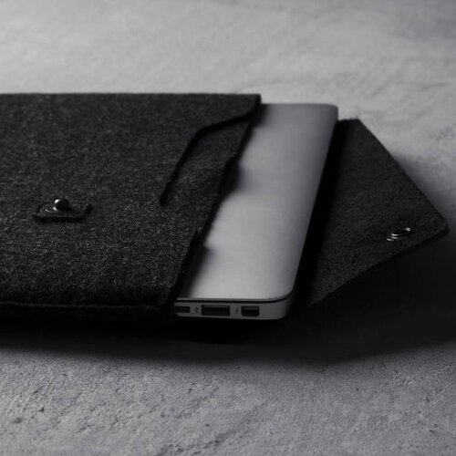 Mujjo Mujjo 15" MacBook Pro Retina Sleeve Zwart