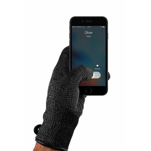 Mujjo Mujjo Single-Layered Touchscreen Handschoenen Zwart
