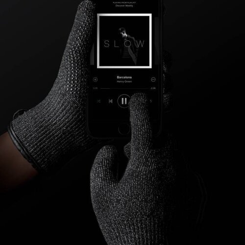 Mujjo Mujjo Single-Layered Touchscreen Handschoenen Zwart