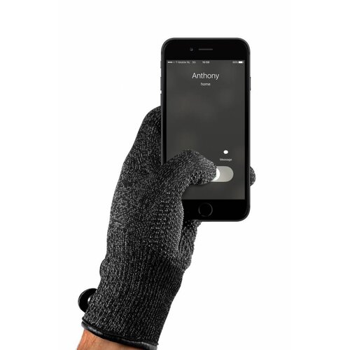 Mujjo Mujjo Double-Layered Touchscreen Handschoenen Zwart