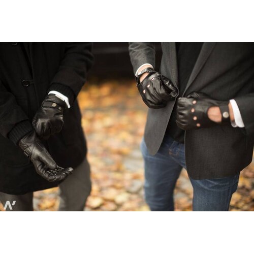 Napo Gloves napoDRIVE Touchscreen Handschoenen Zwart