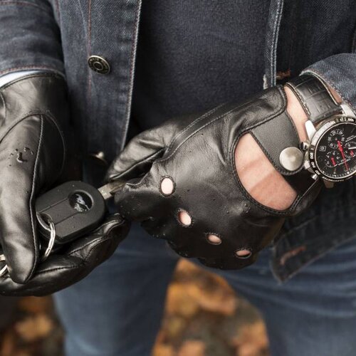 Napo Gloves napoDRIVE Touchscreen Handschoenen Zwart