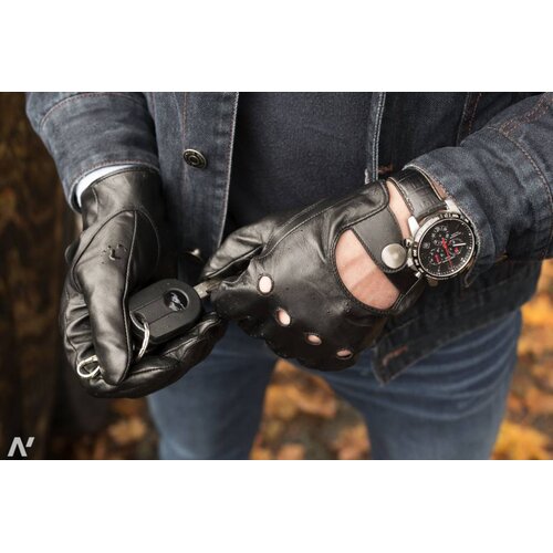 Napo Gloves napoDRIVE Touchscreen Handschoenen Zwart