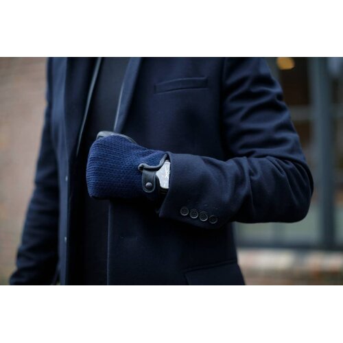 Napo Gloves napoWOOL Touchscreen Handschoenen Blauw