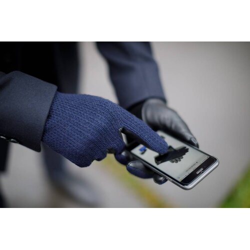 Napo Gloves napoWOOL Touchscreen Handschoenen Blauw