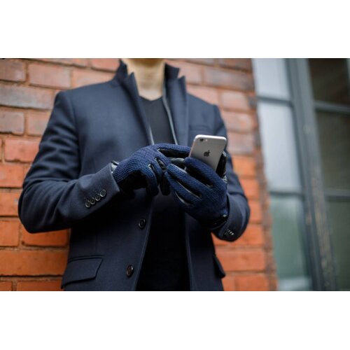 Napo Gloves napoWOOL Touchscreen Handschoenen Blauw