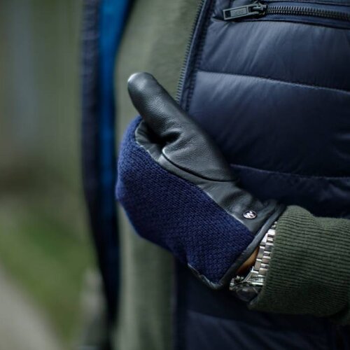 Napo Gloves napoWOOL Touchscreen Handschoenen Blauw