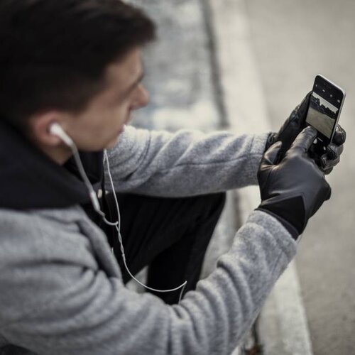 Napo Gloves napoSPORT Touchscreen Handschoenen Zwart Napo Gloves napoSPORT Touchscreen Handschoenen Zwart