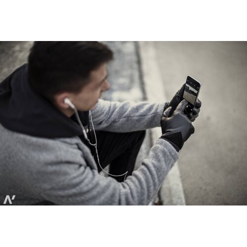 Napo Gloves napoSPORT Touchscreen Handschoenen Zwart Napo Gloves napoSPORT Touchscreen Handschoenen Zwart