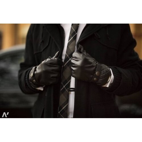 Napo Gloves napoMODERN Touchscreen Handschoenen Zwart Napo Gloves napoMODERN Touchscreen Handschoenen Zwart