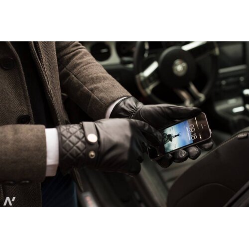 Napo Gloves napoMODERN Touchscreen Handschoenen Zwart Napo Gloves napoMODERN Touchscreen Handschoenen Zwart