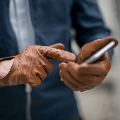 Napo Gloves napoSPEED Touchscreen Handschoenen Bruin