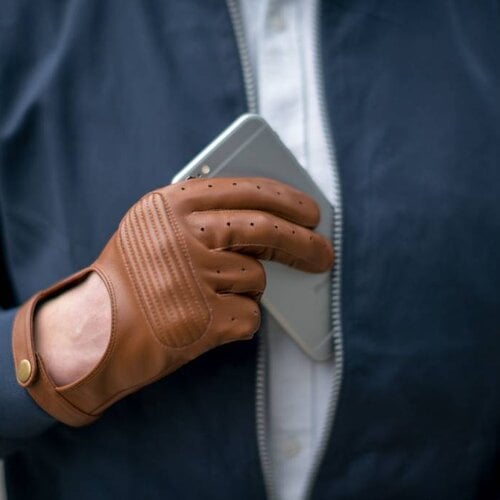 Napo Gloves napoSPEED Touchscreen Handschoenen Bruin