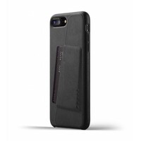 Mujjo Wallet Leren Hoesje voor iPhone 7/8 Plus Zwart