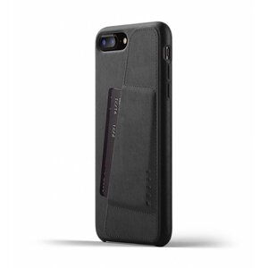 Mujjo Mujjo Wallet Leren Hoesje voor iPhone 7/8 Plus Zwart