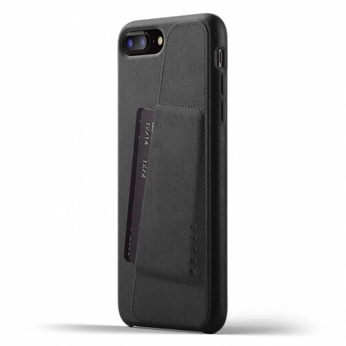 Mujjo Mujjo Wallet Leren Hoesje voor iPhone 7/8 Plus Zwart