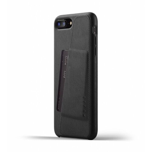Mujjo Mujjo Wallet Leren Hoesje voor iPhone 7/8 Plus Zwart