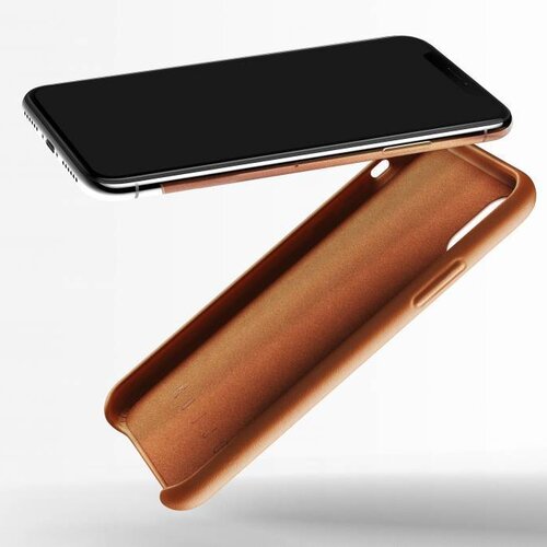 Mujjo Mujjo Case Leren Hoesje voor iPhone X Bruin Mujjo Mujjo Case Leren Hoesje voor iPhone X Bruin