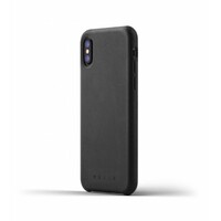 Mujjo Case Leren Hoesje voor iPhone X Zwart