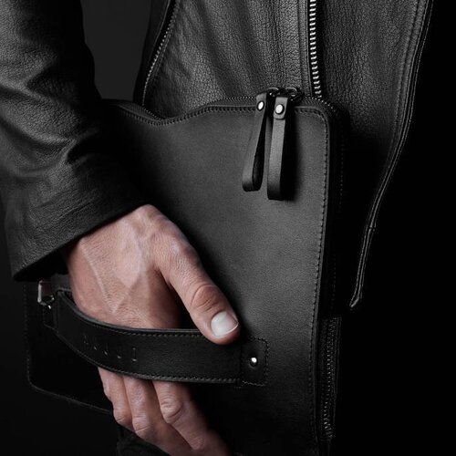 Mujjo Mujjo 13" MacBook Pro Folio Sleeve Zwart Mujjo Mujjo 13" MacBook Pro Folio Sleeve Zwart