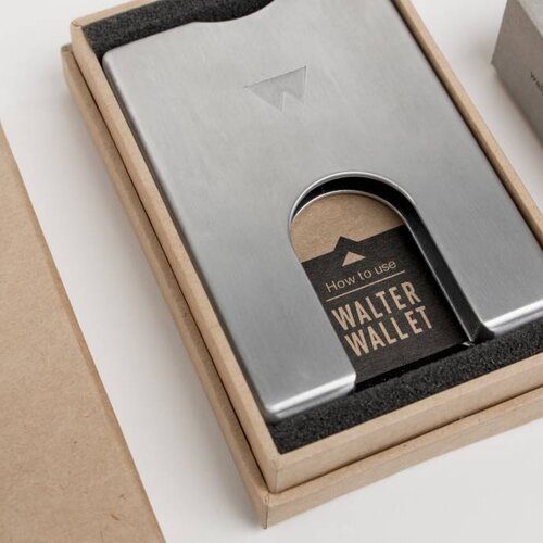Walter Wallet Aluminium Walter Wallet Raw
