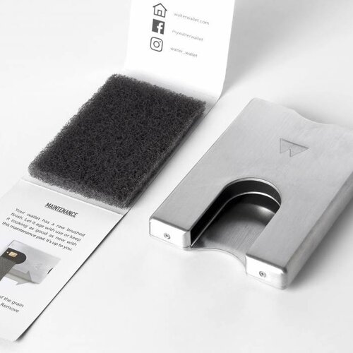 Walter Wallet Aluminium Walter Wallet Raw
