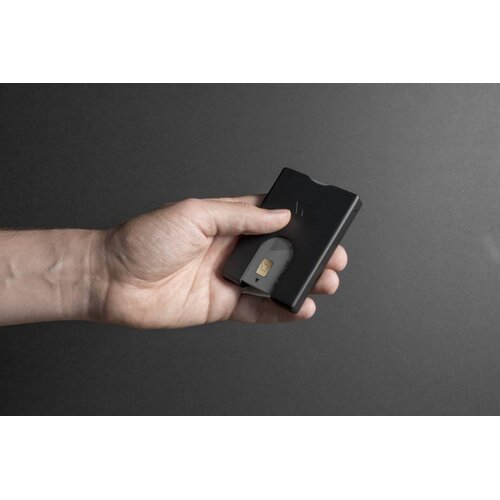 Walter Wallet Aluminium Walter Wallet Matte Black