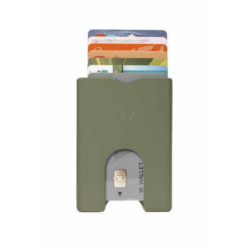 Walter Wallet Aluminium Walter Wallet Olive Green Walter Wallet Aluminium Walter Wallet Olive Green