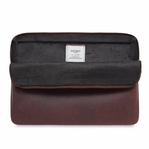 Knomo Knomo Leren Laptop Sleeve 13" Bruin Knomo Knomo Leren Laptop Sleeve 13" Bruin