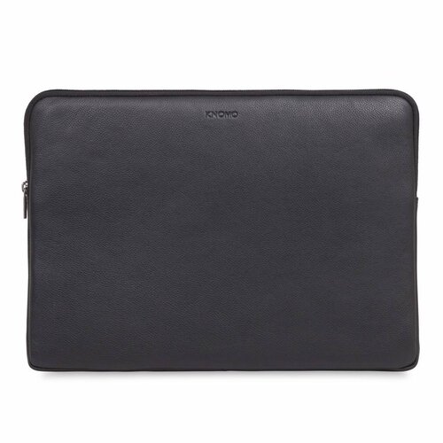 Knomo Knomo Leren Laptop Sleeve 15" Zwart Knomo Knomo Leren Laptop Sleeve 15" Zwart