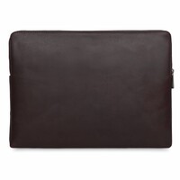 Knomo Leren Laptop Sleeve 15" Bruin