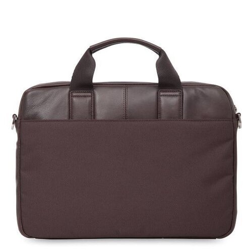 Knomo Knomo Stanford Leren Laptoptas Bruin