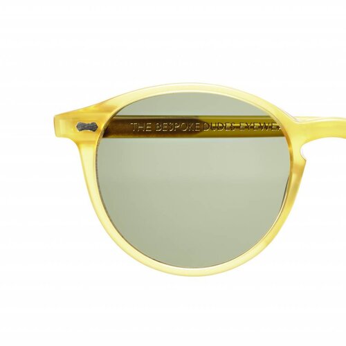 The Bespoke Dudes Eyewear The Bespoke Dudes Eyewear Cran Honey /  Bottle Green