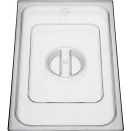 GN-Deckel ohne Löffelausschnitt Polycarbonat für 1/4