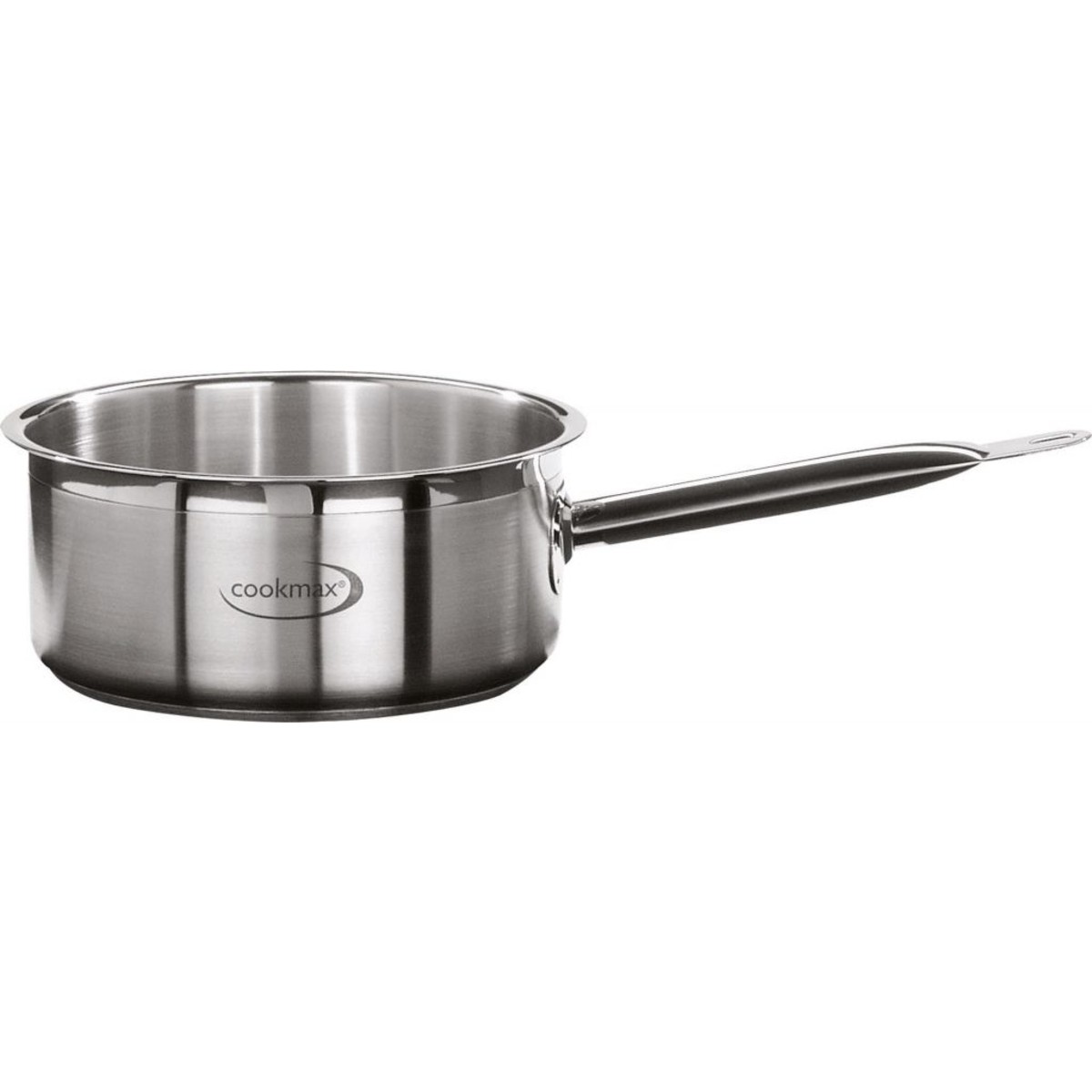 Stielkasserolle flach "Cookmax Professional" Ø 18 cm, H: 8 cm. Inhalt 2 L