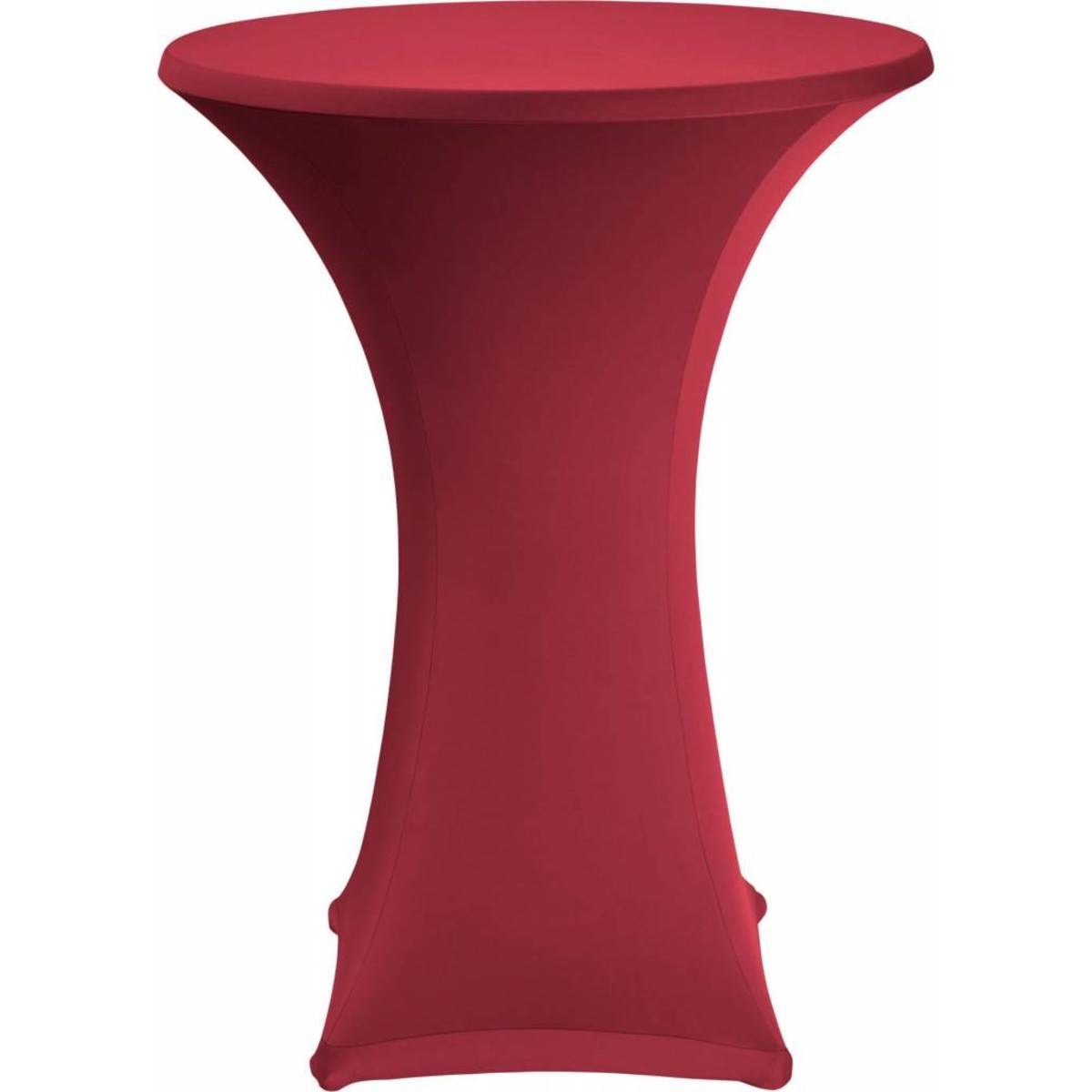 Stehtischbezug Ø 80 cm bordeaux