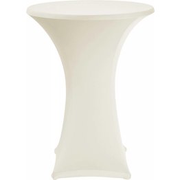 Stehtischbezug Ø 80 cm ecru