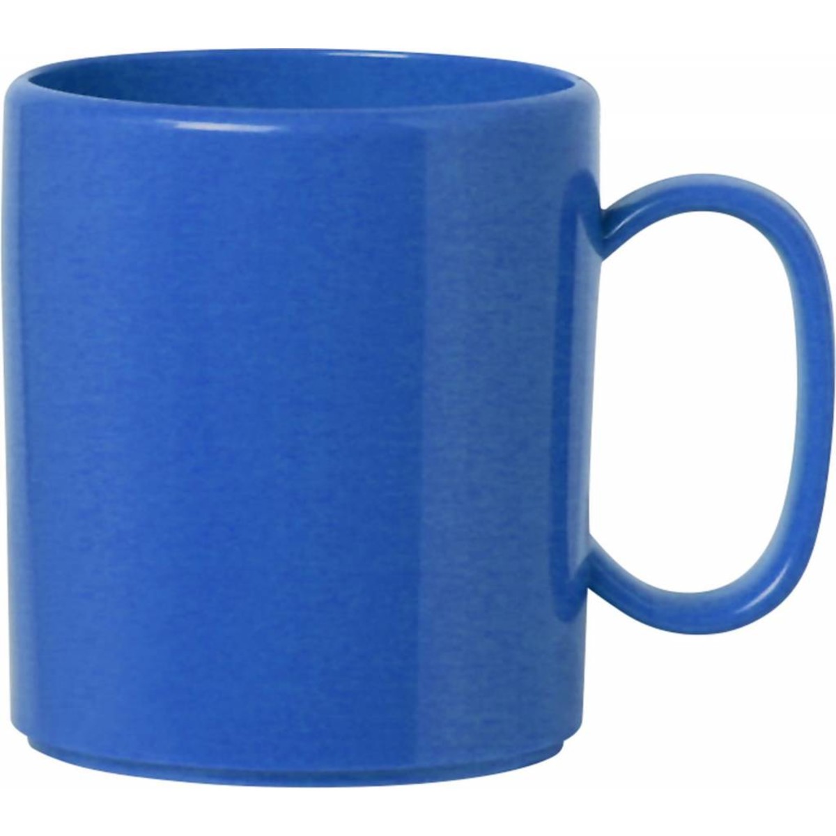 Becher "Colour" mit Henkel blau