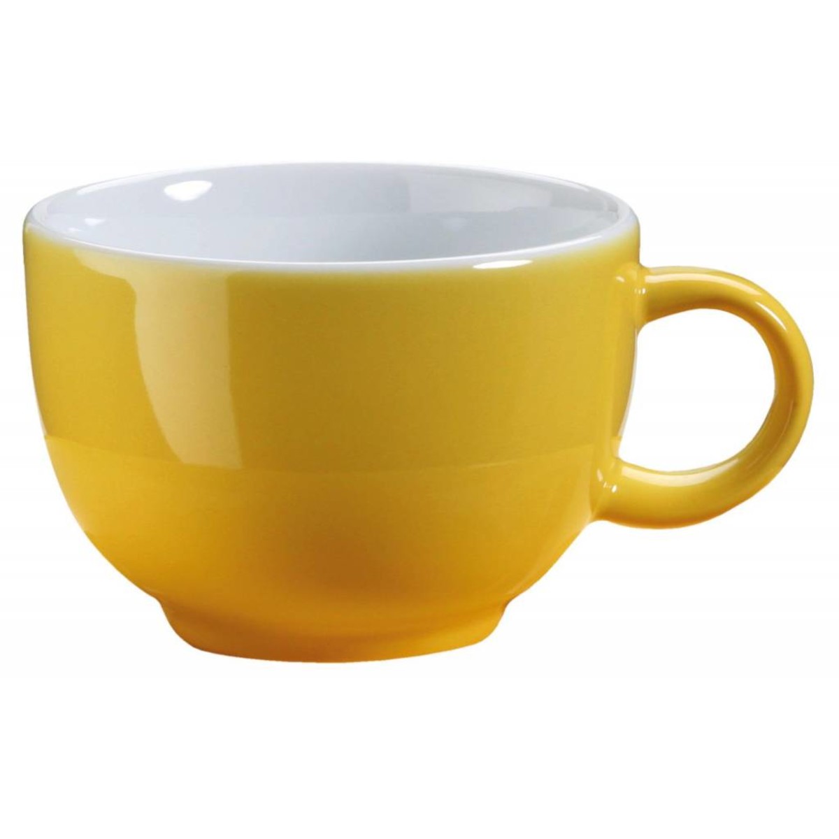 Kaffee-/Cappuccinotasse obere gelb