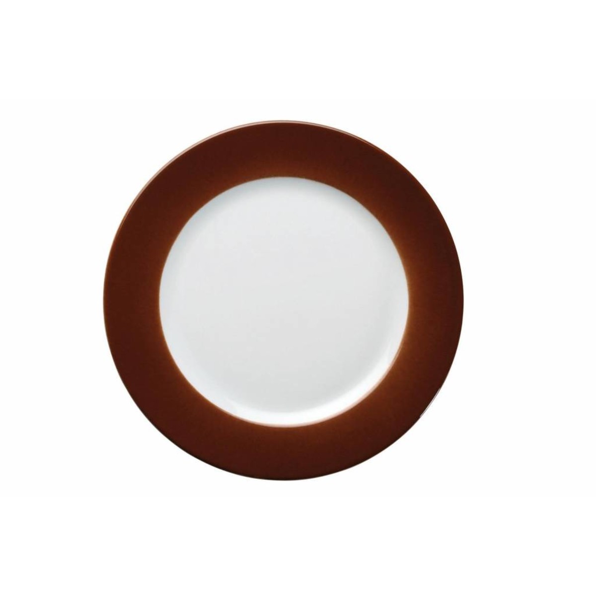 Teller flach 21,5cm mocca