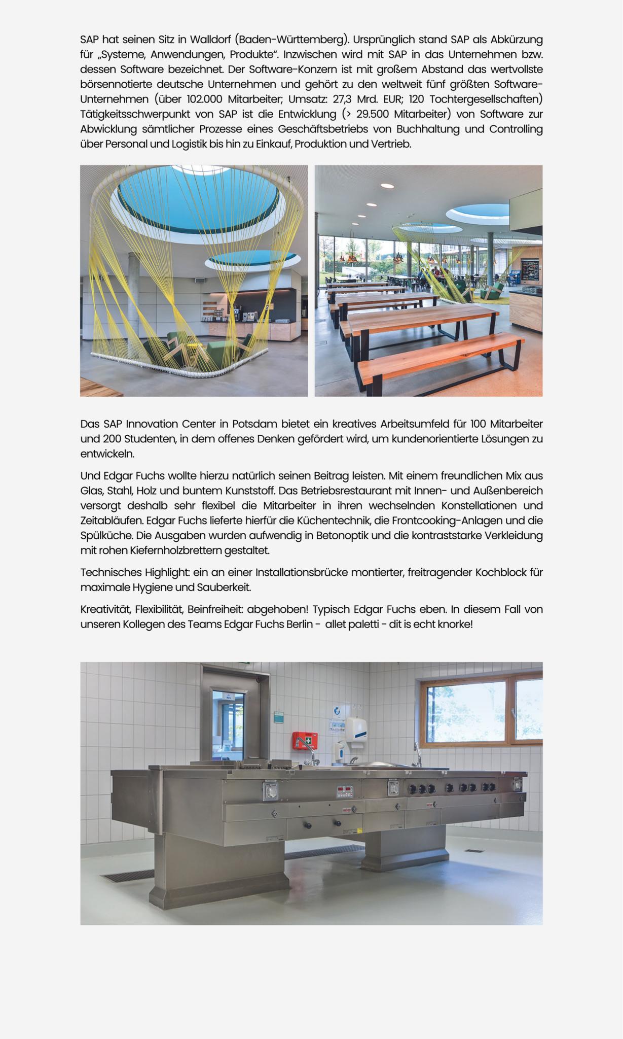 SAP Innovation Center Potsdam