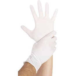Nitrilhandschuhe, weiß Gr. 10/XL