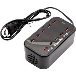 Ladestation USB für 10 LED Tischleuchten - NEU